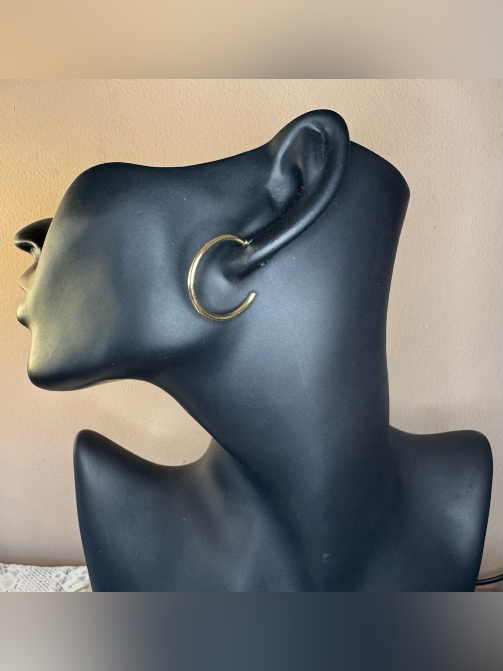 Classic Gold-Tone Hoop Earrings